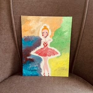 Beautiful Ballerina 🩰 ballet painting.